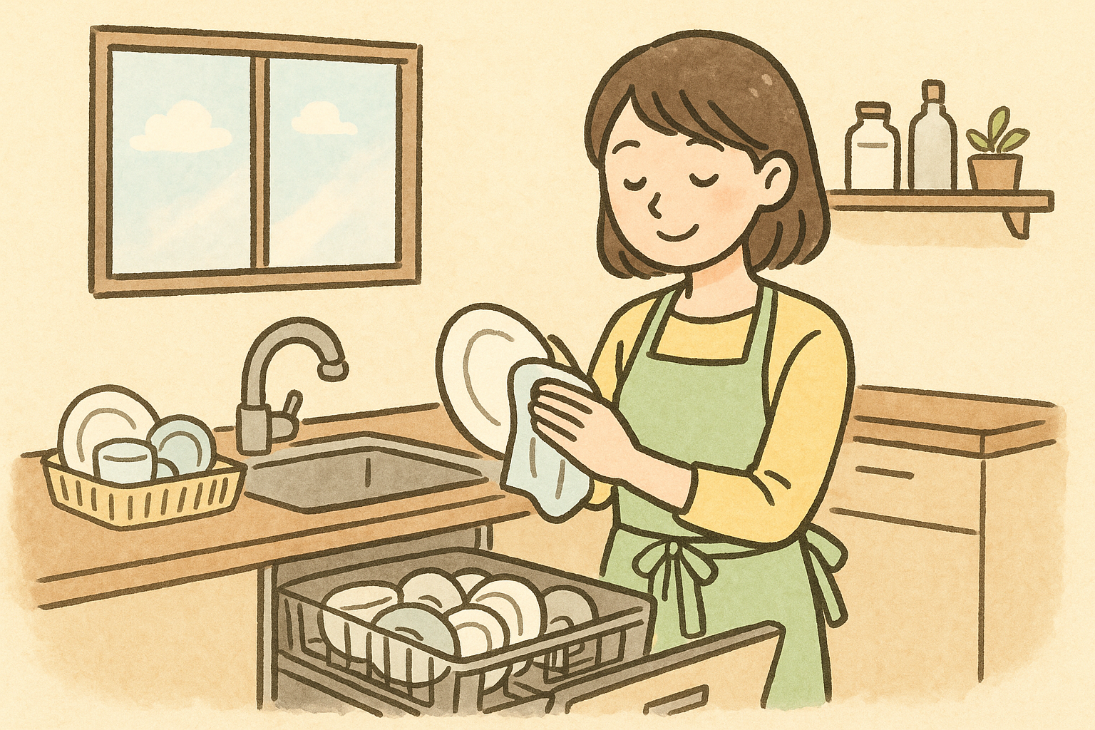 食洗機♪洗い物の時間を丸ごとカットできます。って本当？