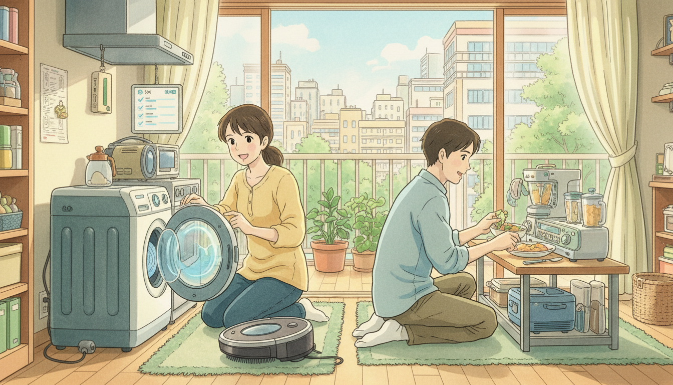 家事効率化グッズが人気を集め、高い効果をもたらす背景