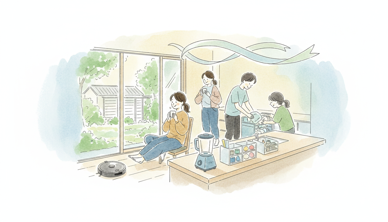 完璧を求めず、適切なツールと分担で余裕を生み出す背景