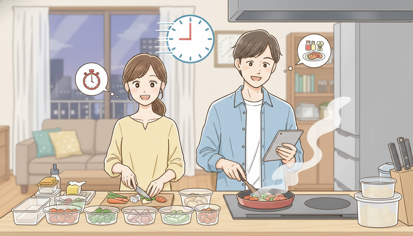 現代の共働き世帯における調理効率化の必要性