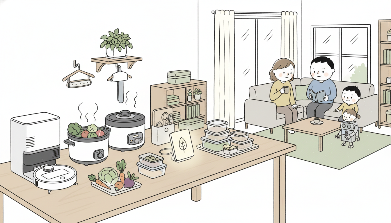 便利グッズの導入は時間と心理的なゆとりを生み出す有効な手段