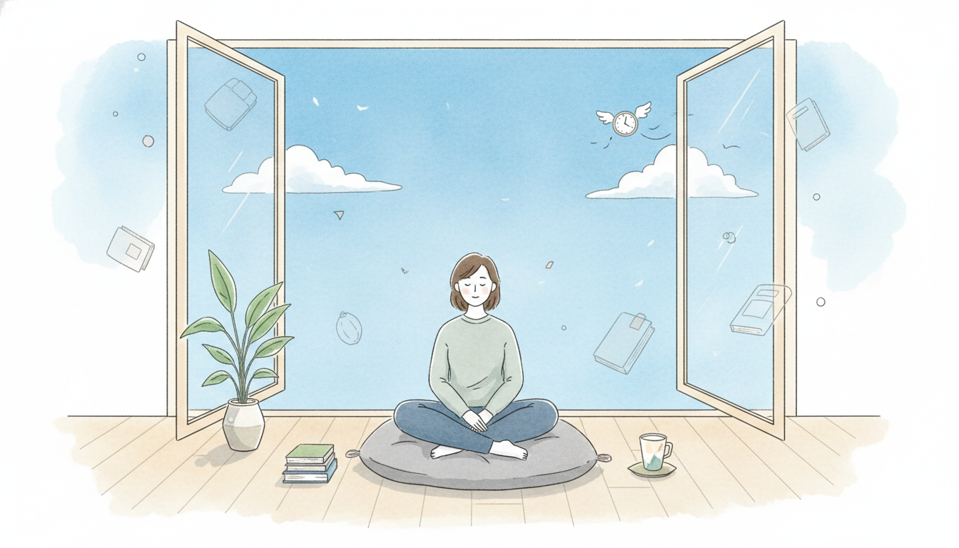 物理的なモノの削減が時間的・精神的なゆとりを生み出される理由