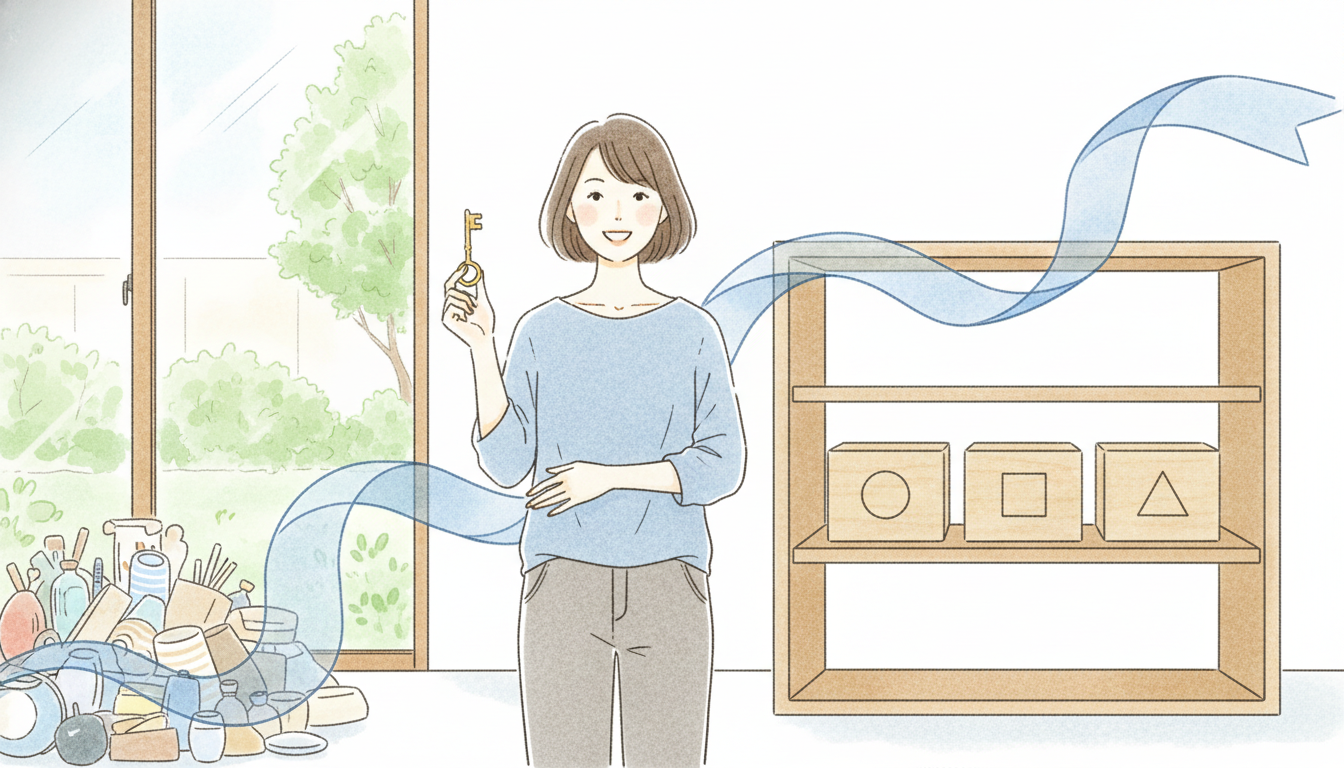 モノを減らし定位置を決めることが効果的とされる理由は?